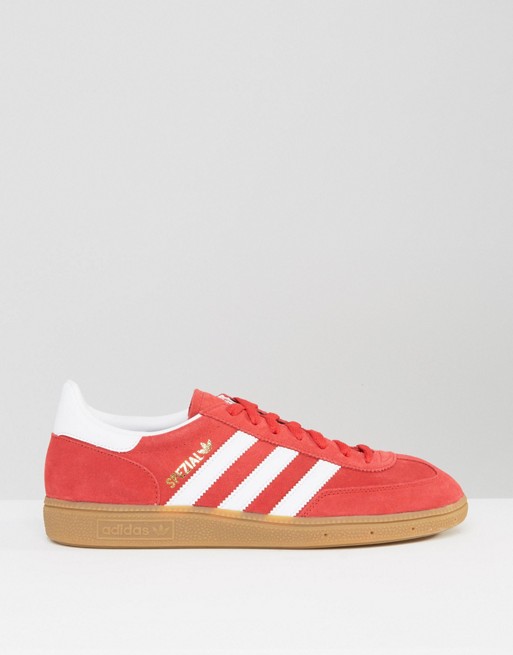 adidas Originals Spezial Trainers In Red