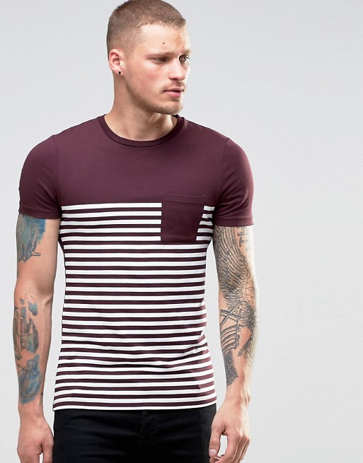 ASOS Extreme Muscle Stripe T-Shirt